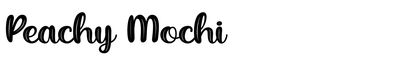 Peachy Mochi